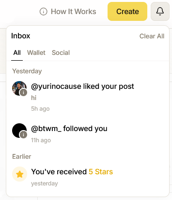 Notifications overview