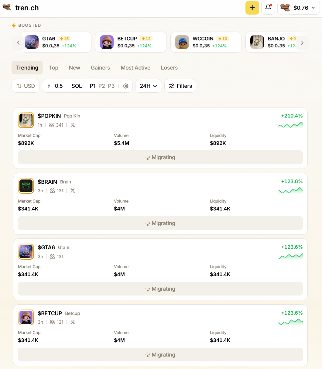 Screener page overview