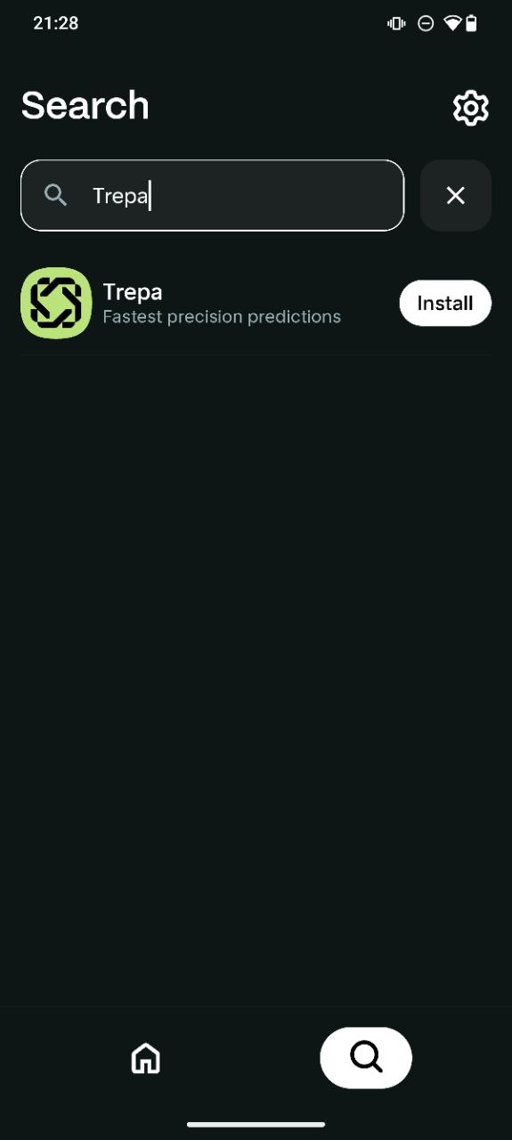 dApp Store search results for Trepa.