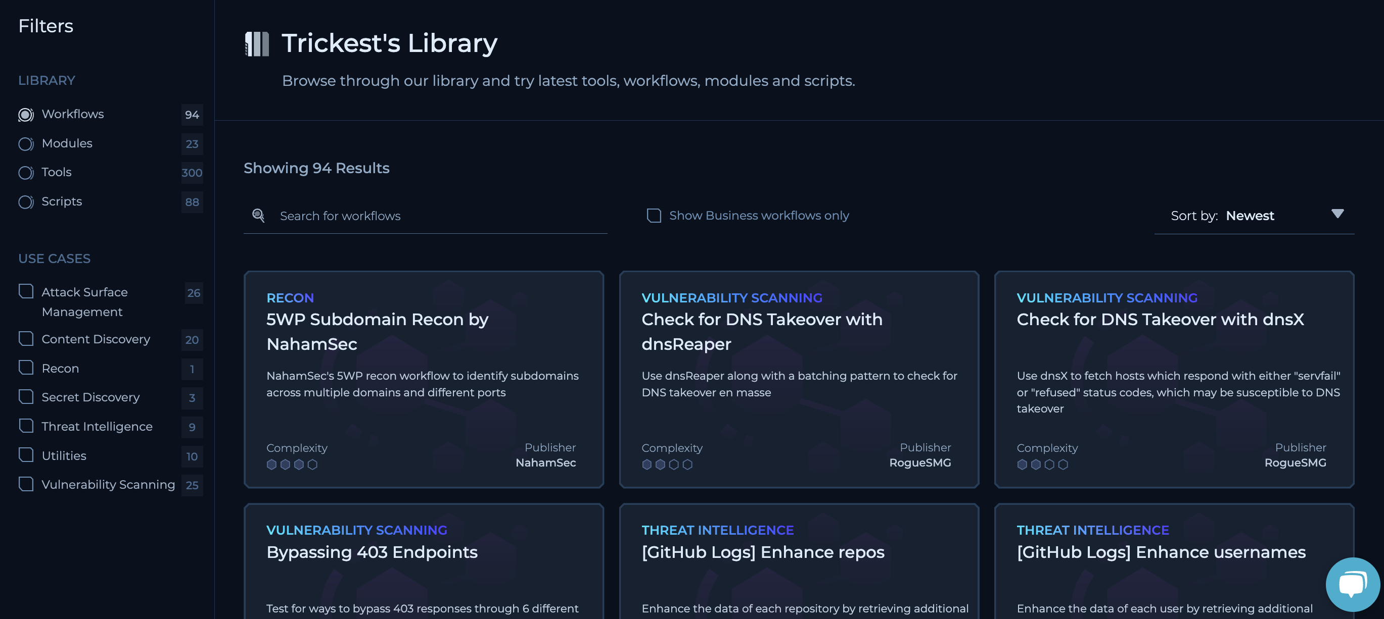 Library Workflows