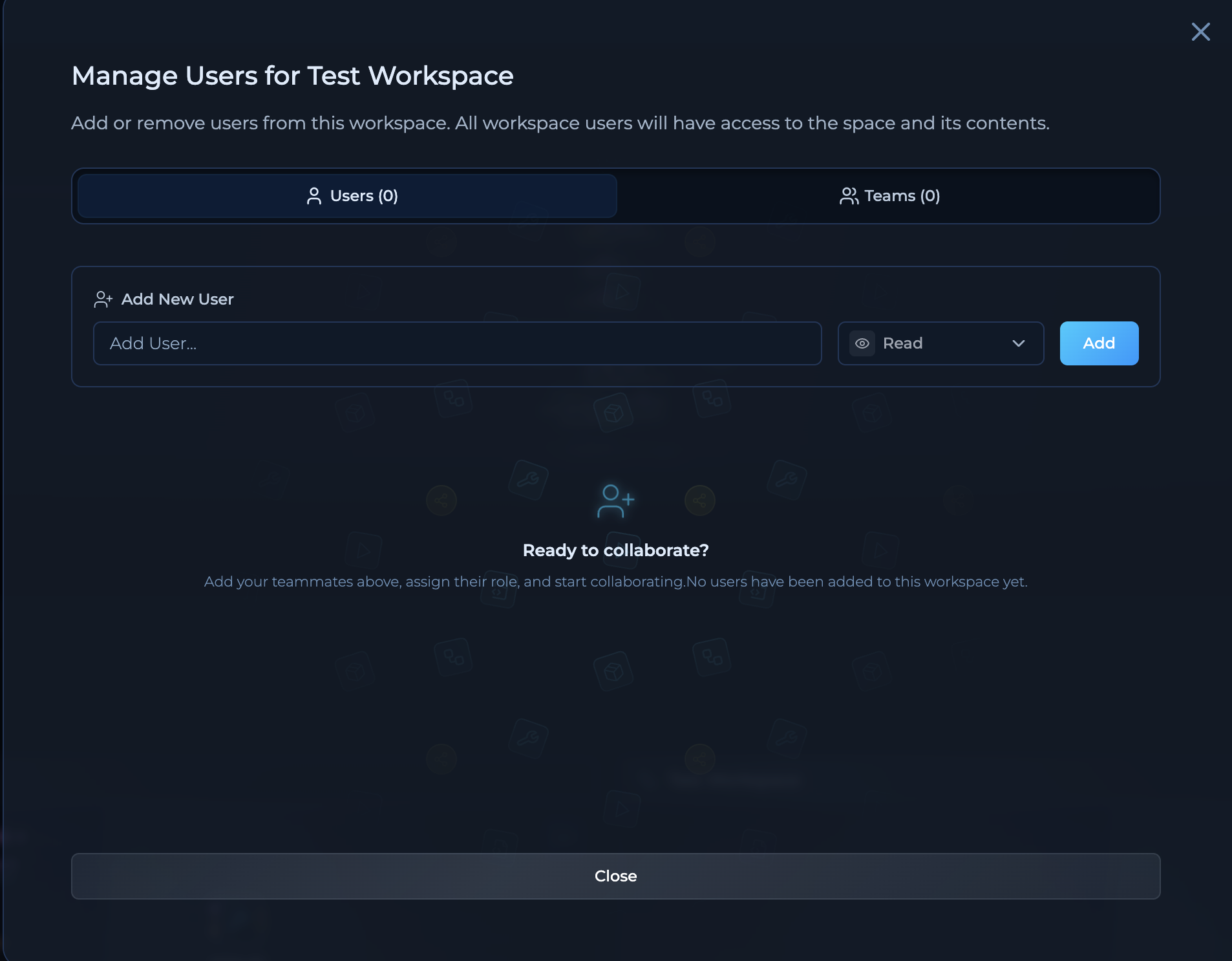 Managing Workspace Members