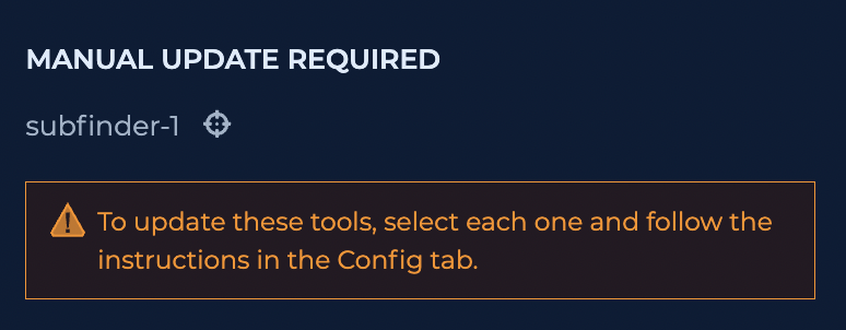 Major Update Required