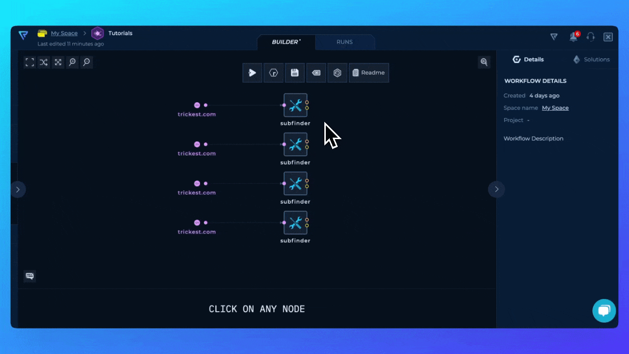 Deleting node from the editor