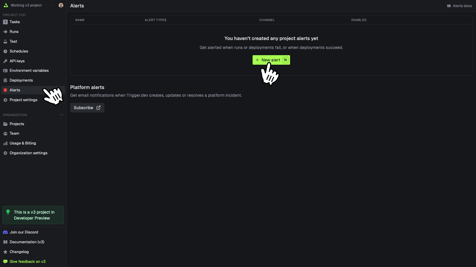 Alerts - Trigger.dev