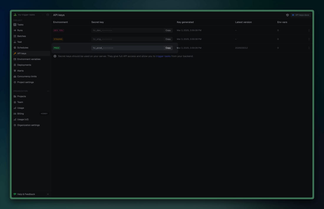 Deployment - Trigger.dev