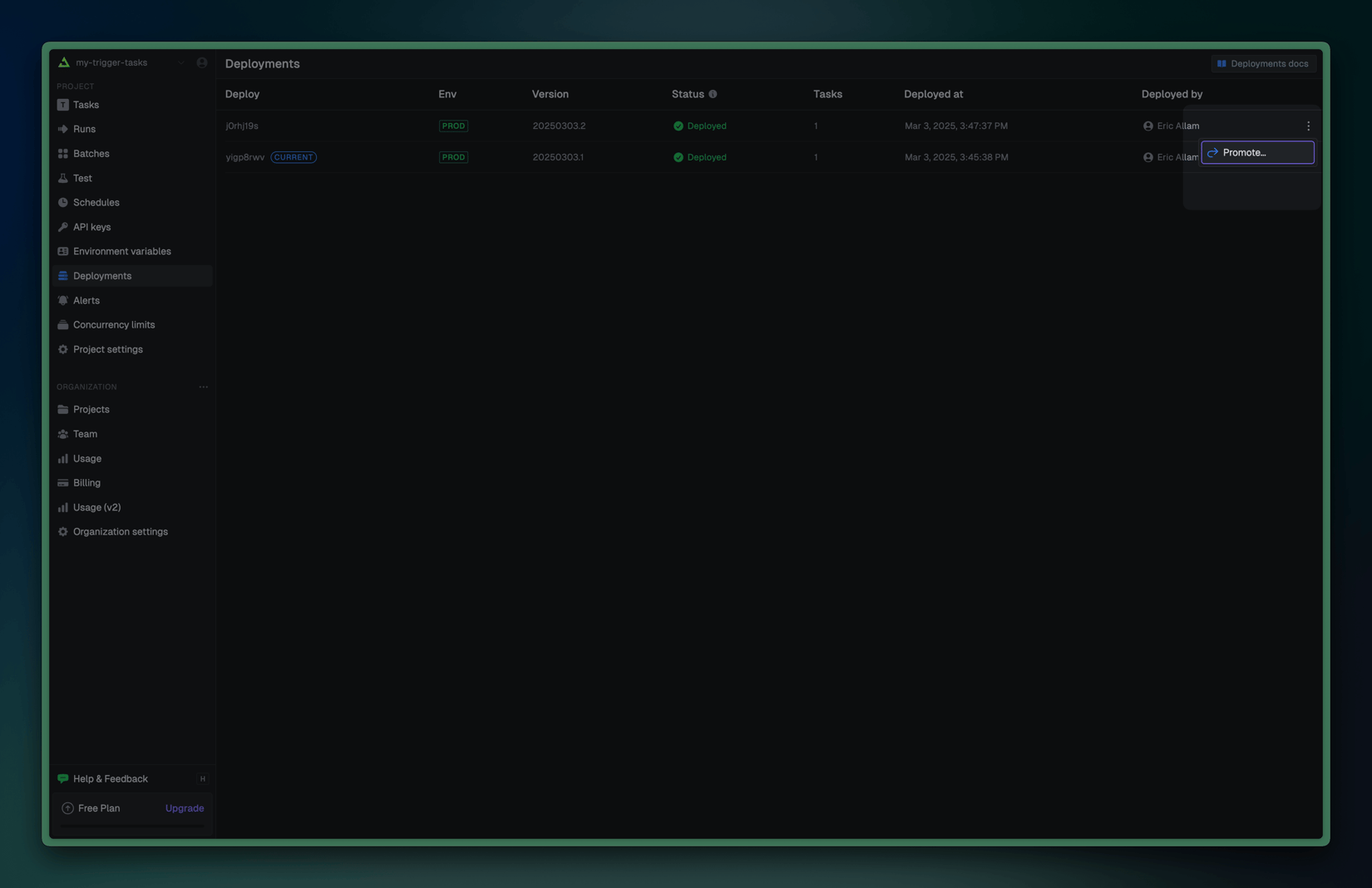 Deployment - Trigger.dev