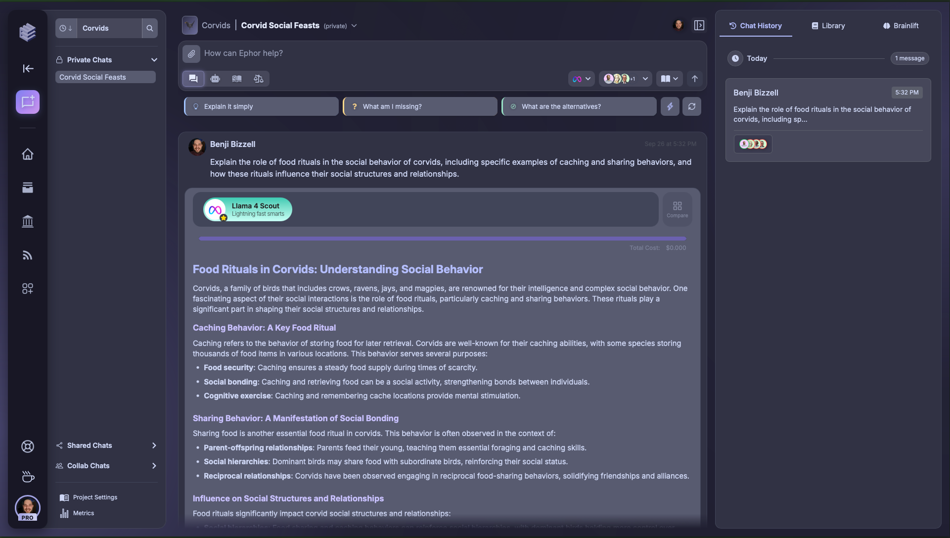Ephor Project Page full view