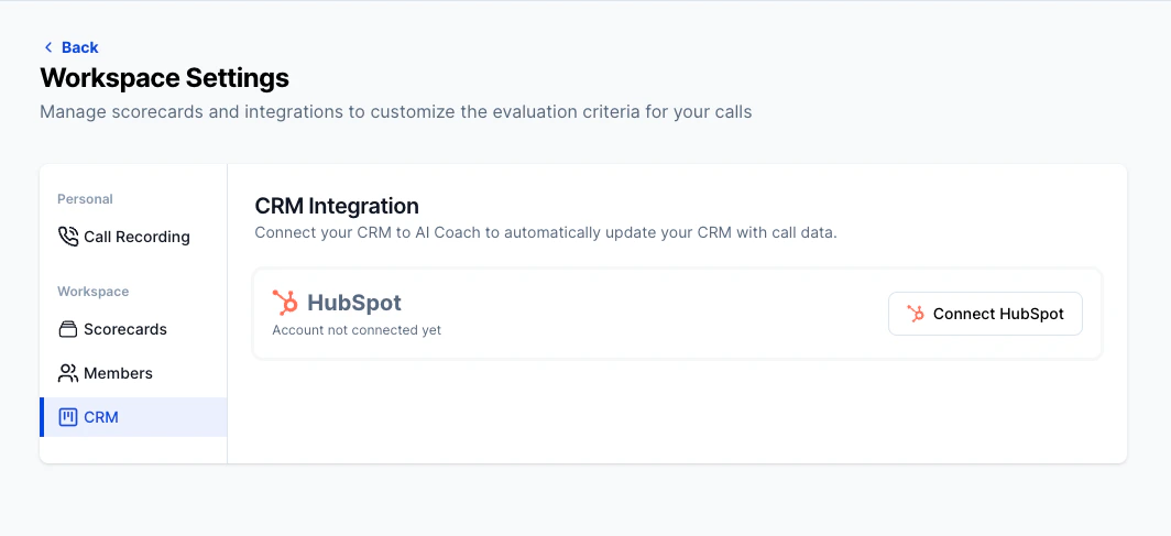 HubSpot CRM field mapping — step 5