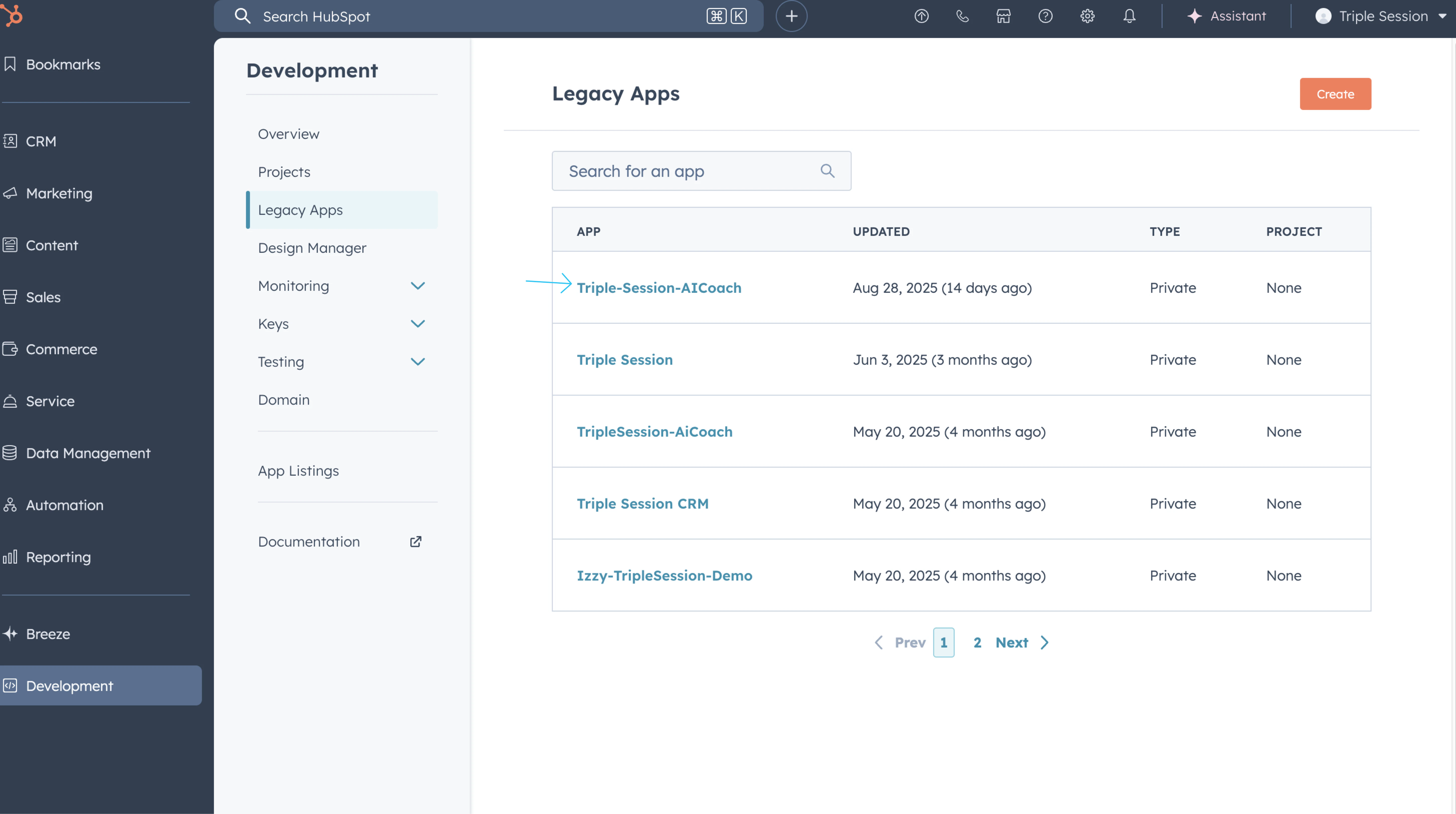 HubSpot CRM sync settings — step 8