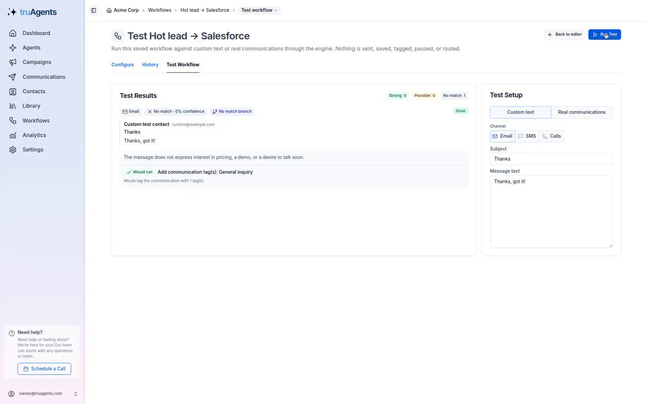 A test that doesn't match, so the webhook step doesn't run