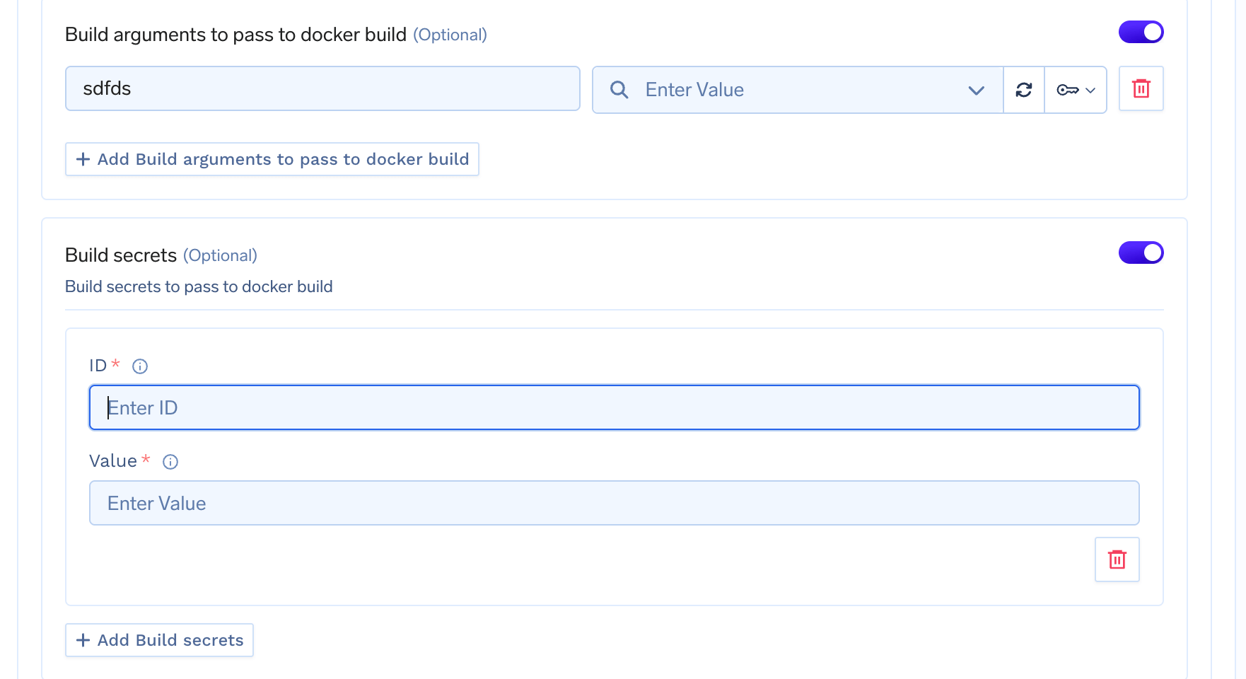 Docker Build Secrets - TrueFoundry Docs