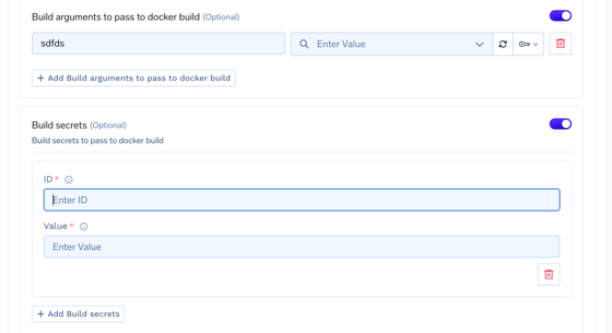 Docker Build Secrets - TrueFoundry Docs
