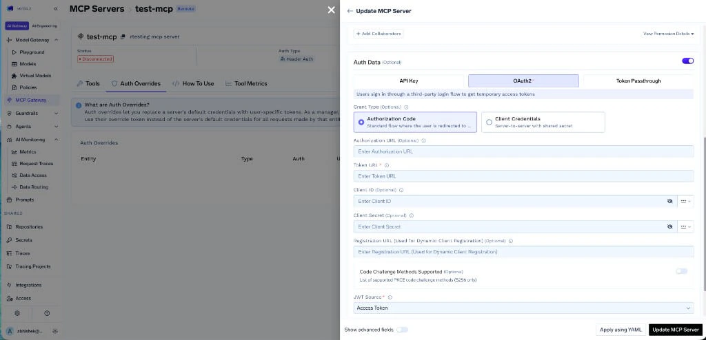 OAuth2 Configuration