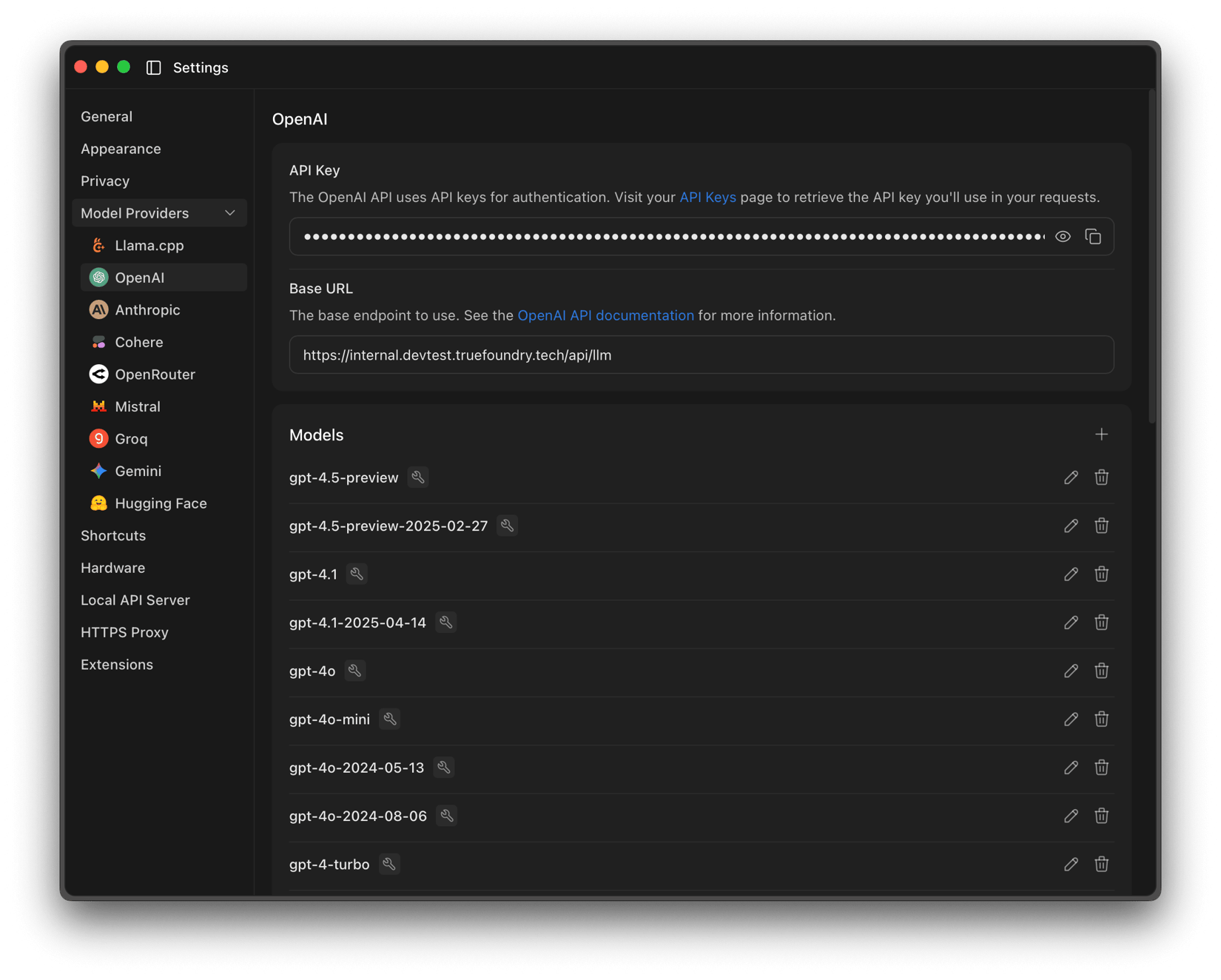 Jan AI - TrueFoundry Docs