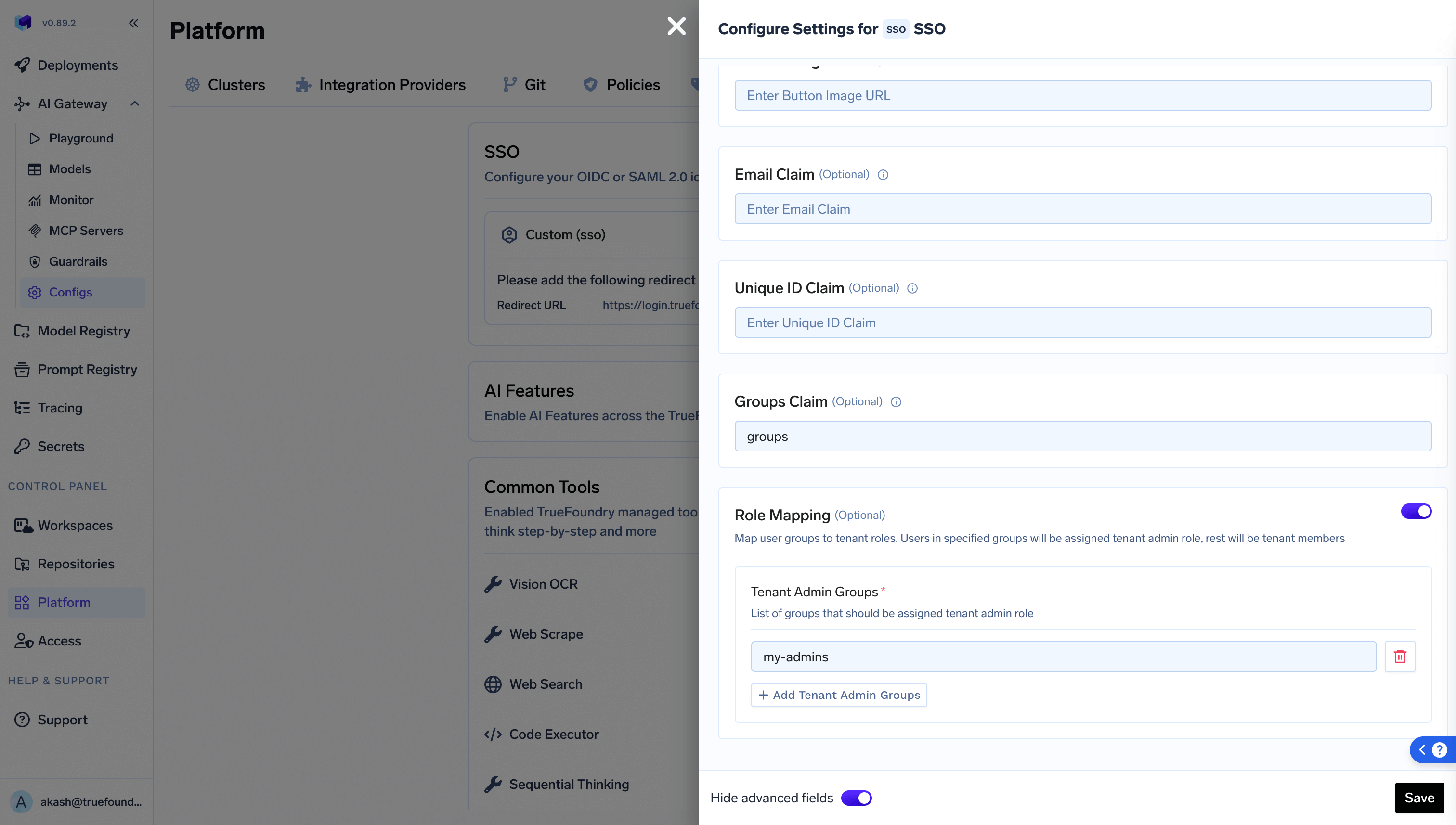 SSO Group claim