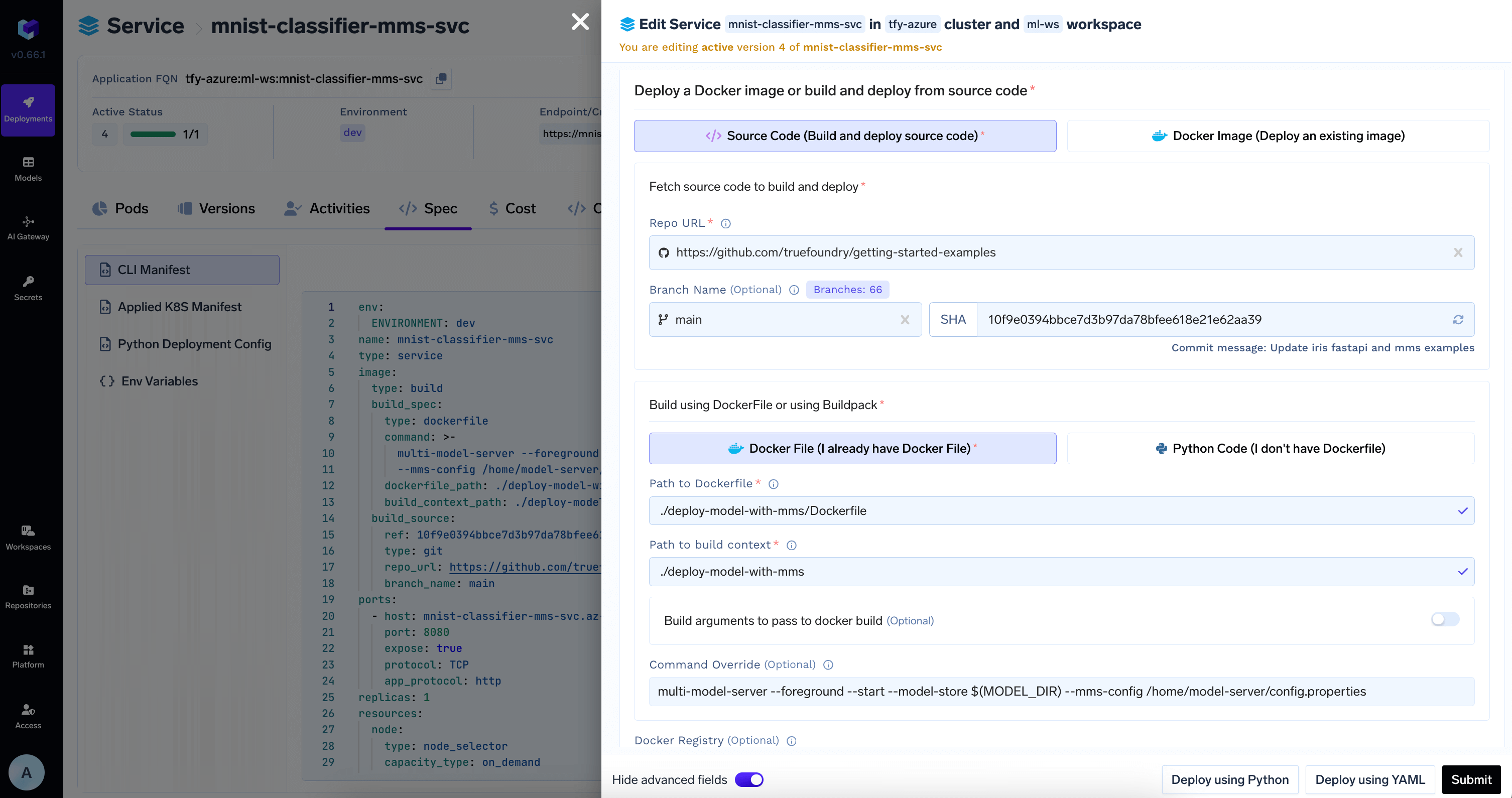 Configure Build Settings