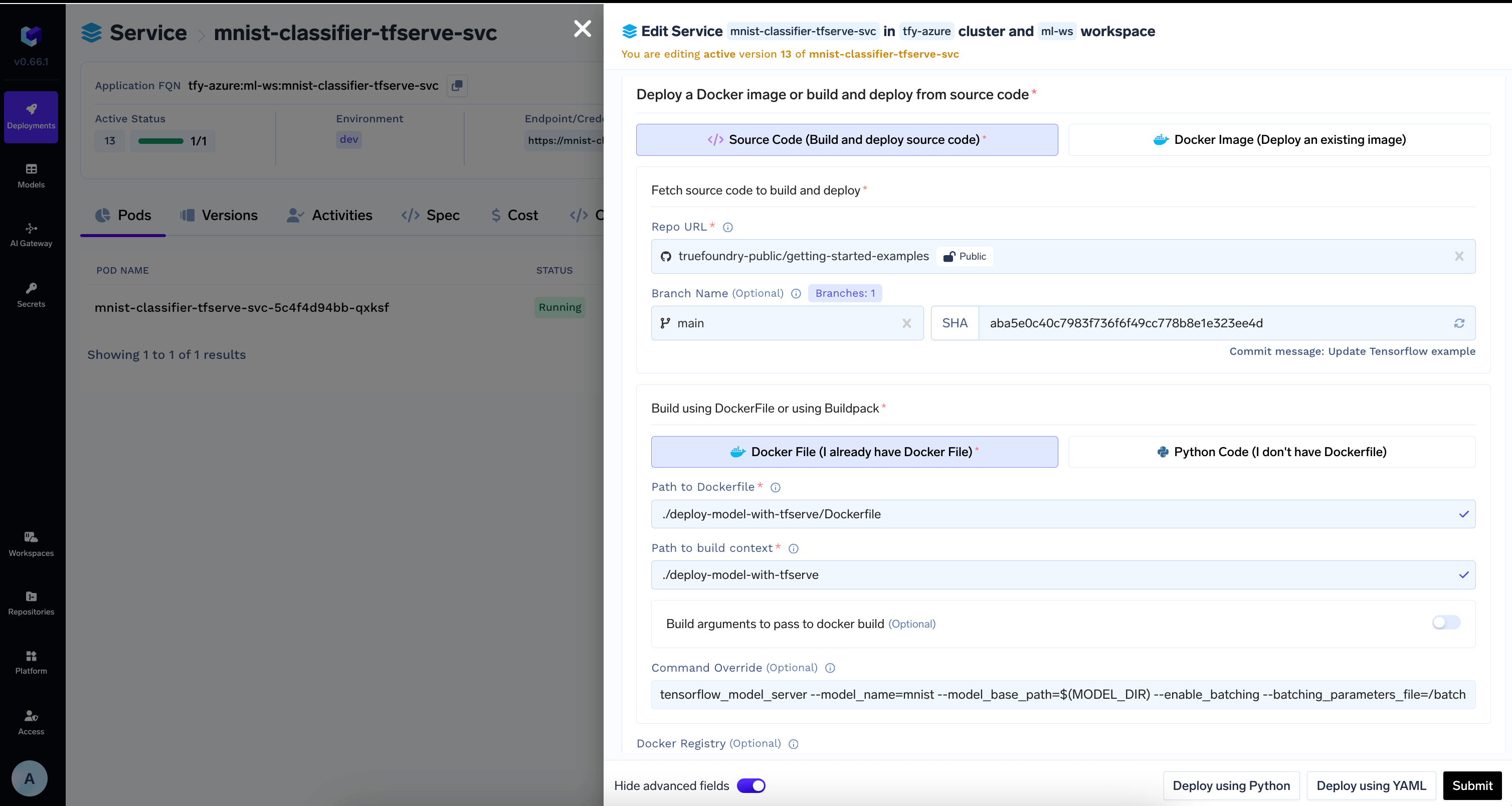 Configure Build Settings