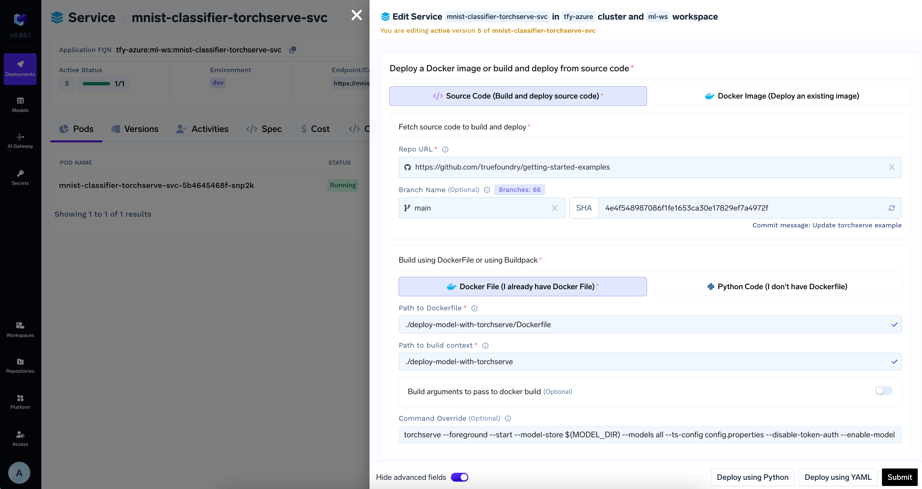 Configure Build Settings