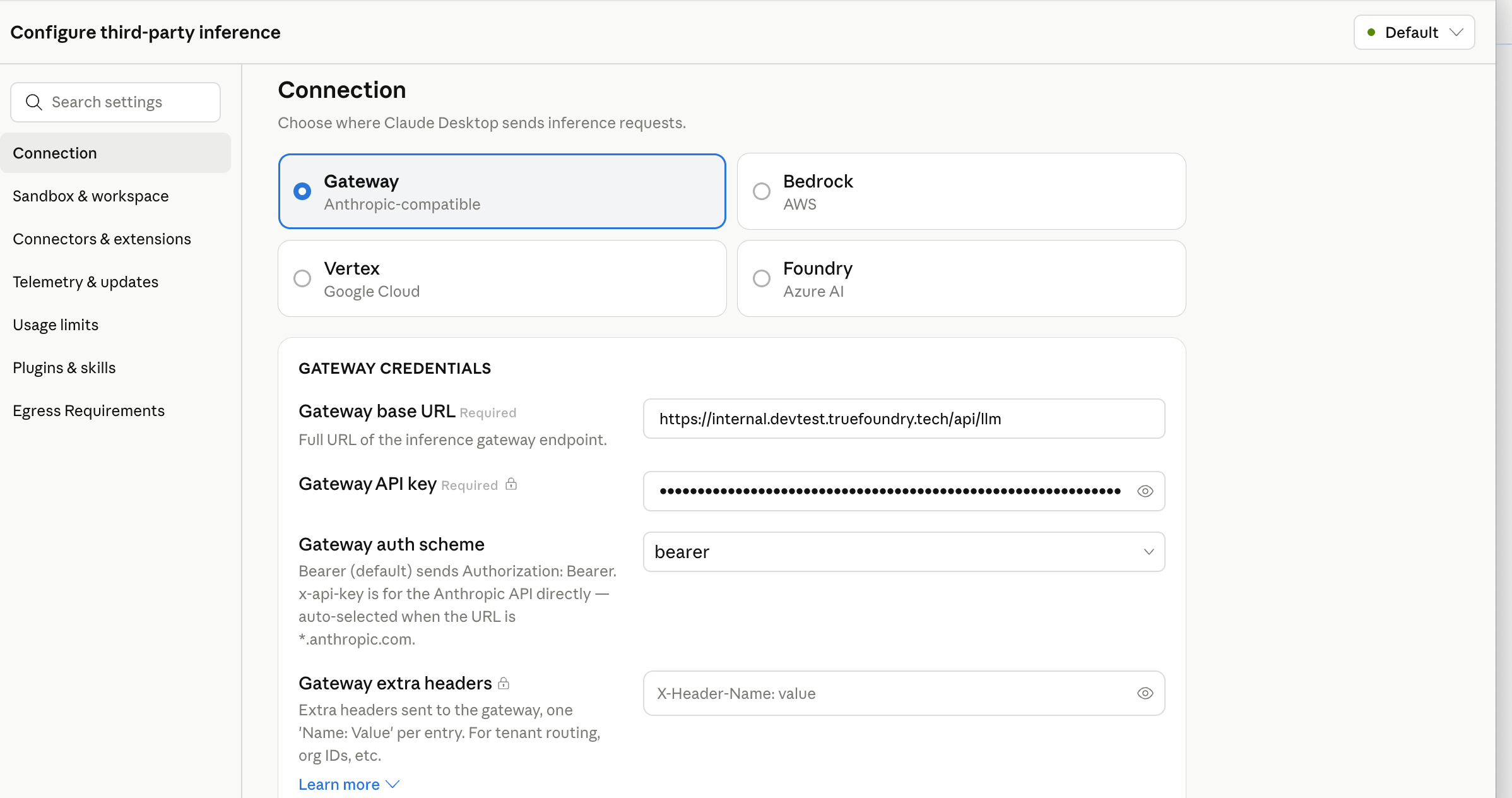 Claude Desktop & Cowork - TrueFoundry Docs