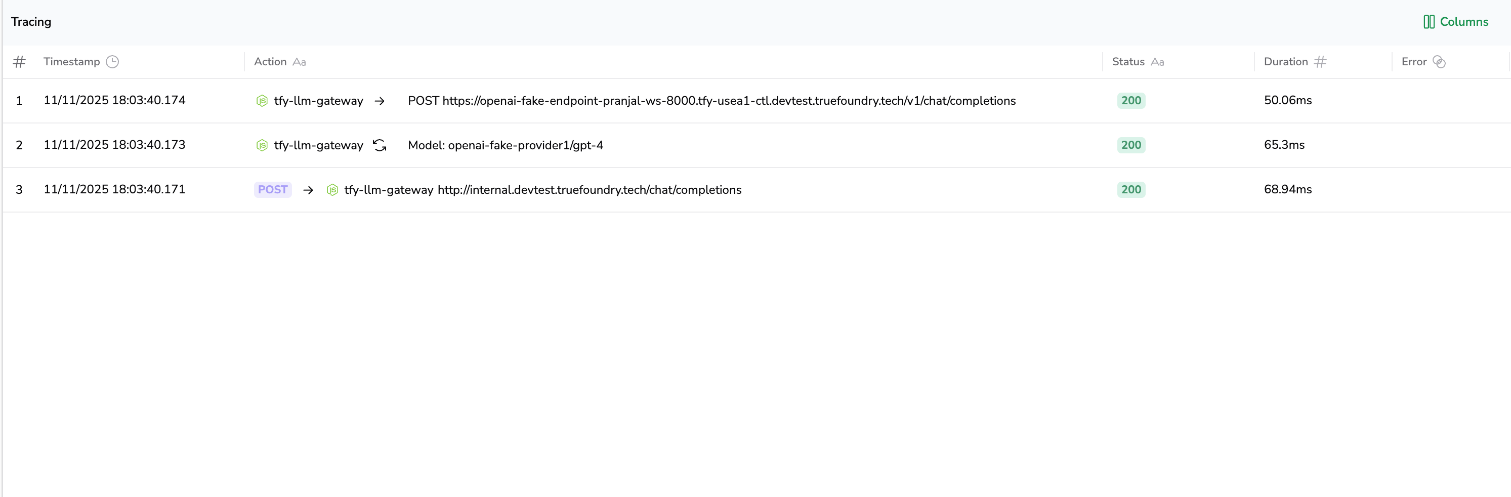 Coralogix - TrueFoundry Docs