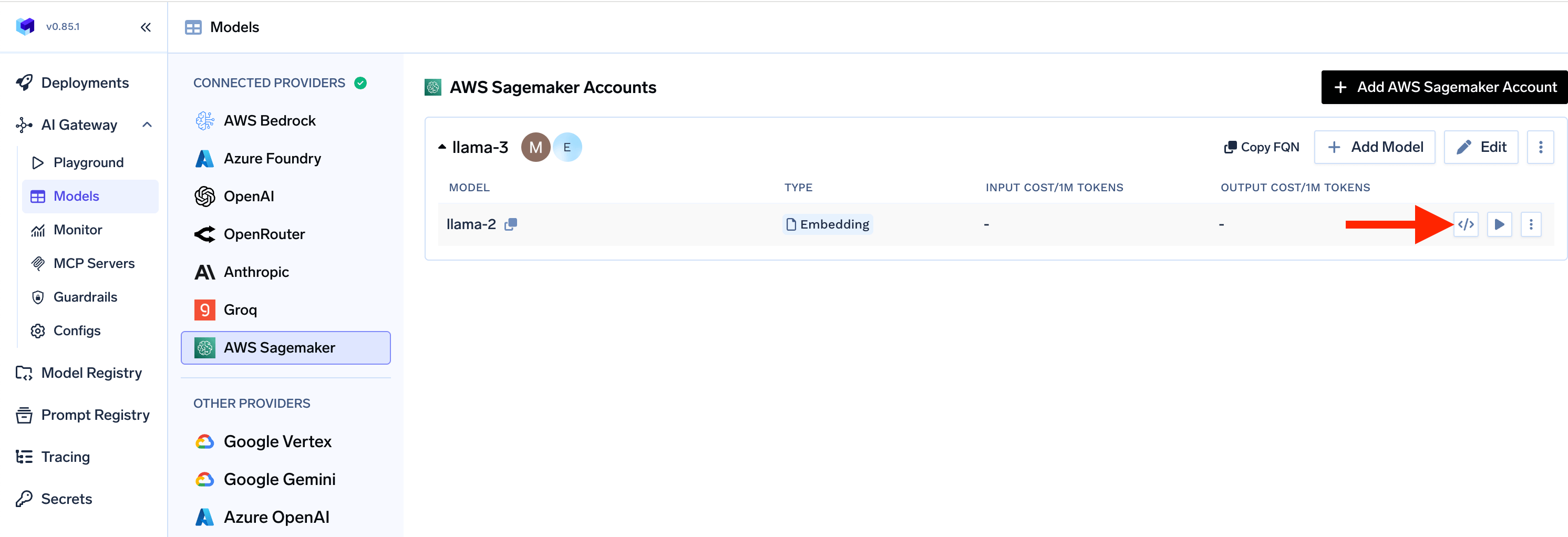 Code Snippet to integrate in your
application