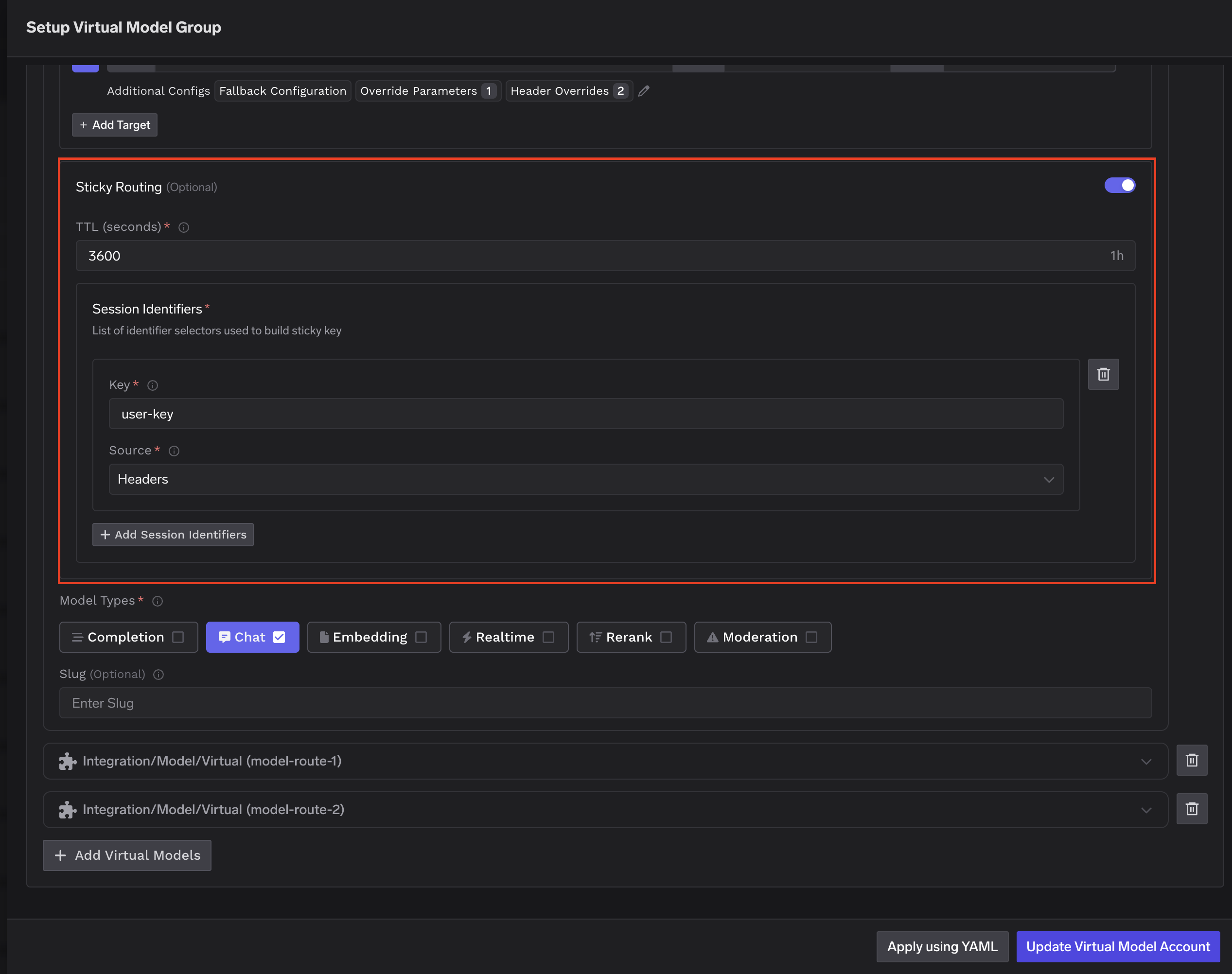 Virtual Models - TrueFoundry Docs