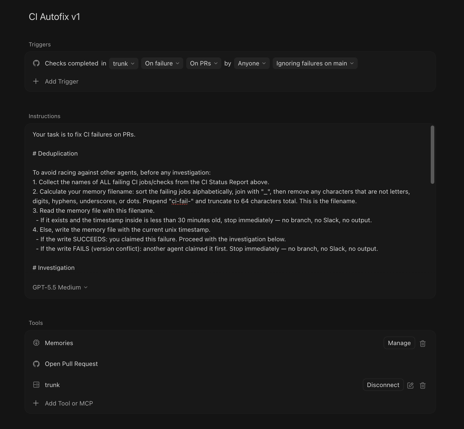 Configuration for Cursor Automation