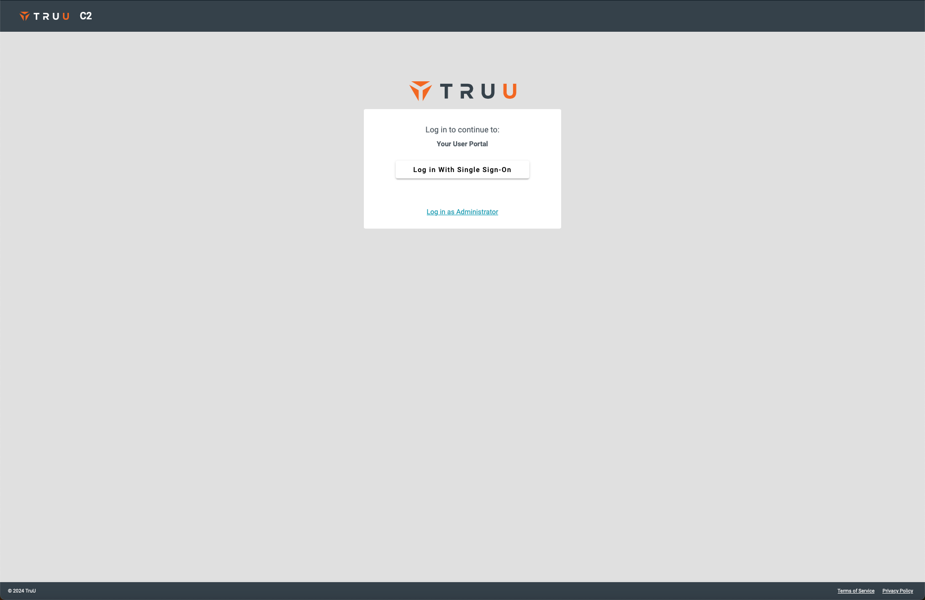 User Portal and Device Management - TruU Docs