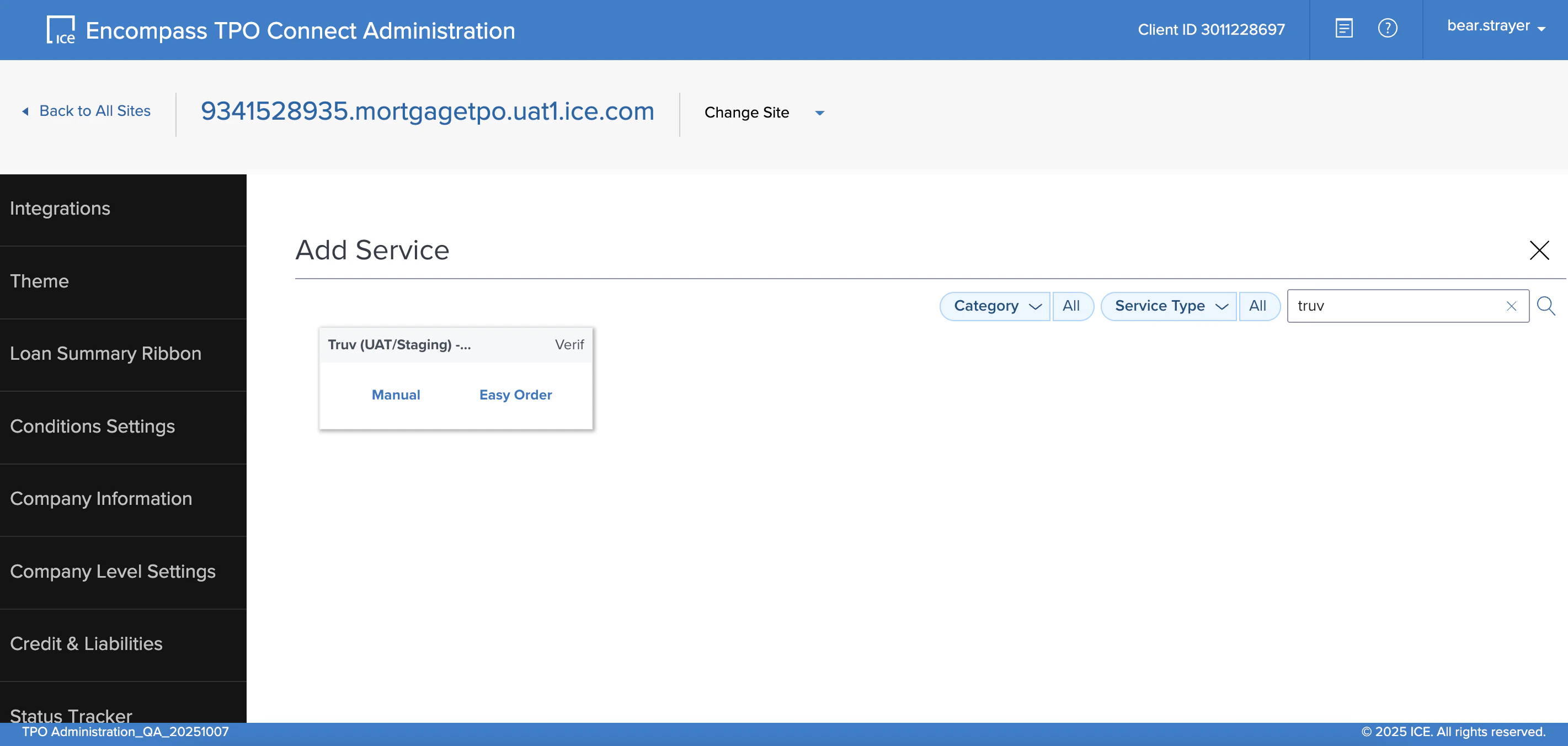 Add Order Options configuration