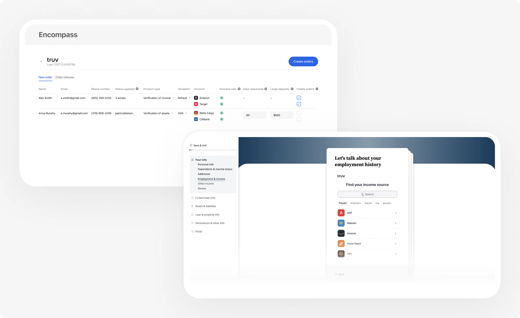Mortgage integrations