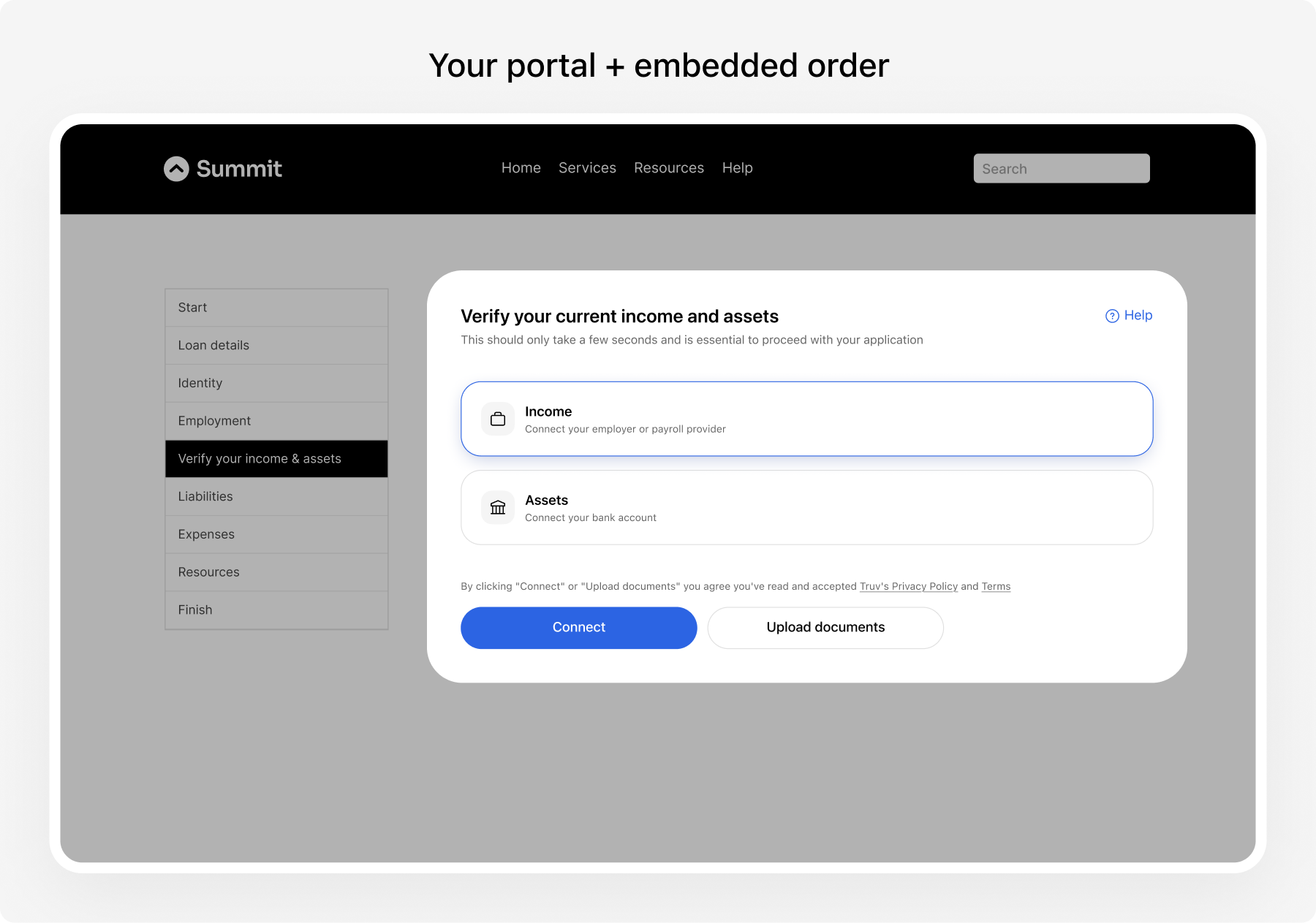 Embedded order