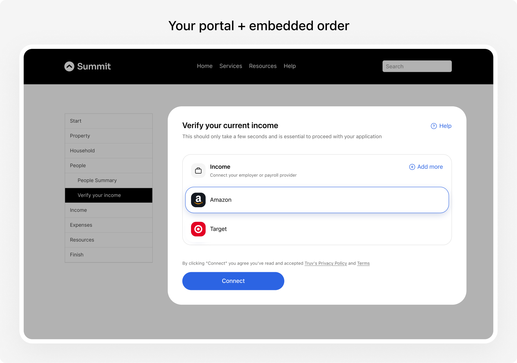 Embedded order