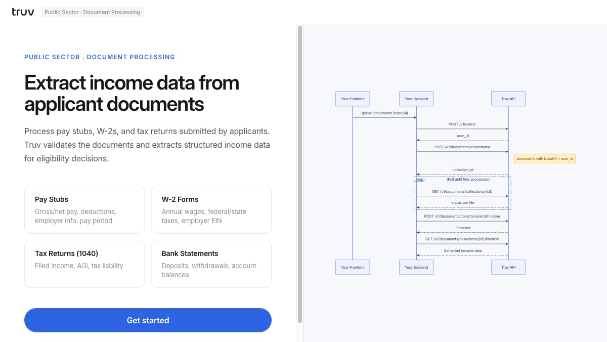 Public Sector Document Processing demo