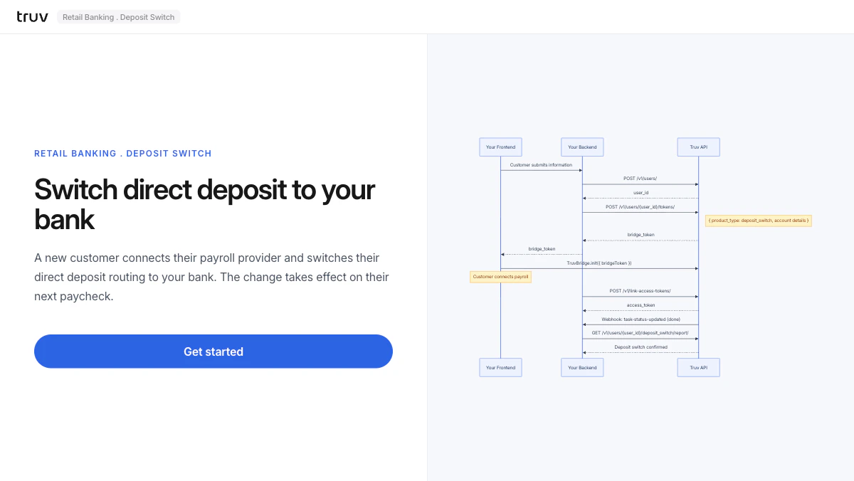 Direct Deposit Switch demo