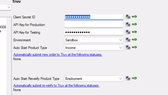 Client ID and Secret configuration in BYTE