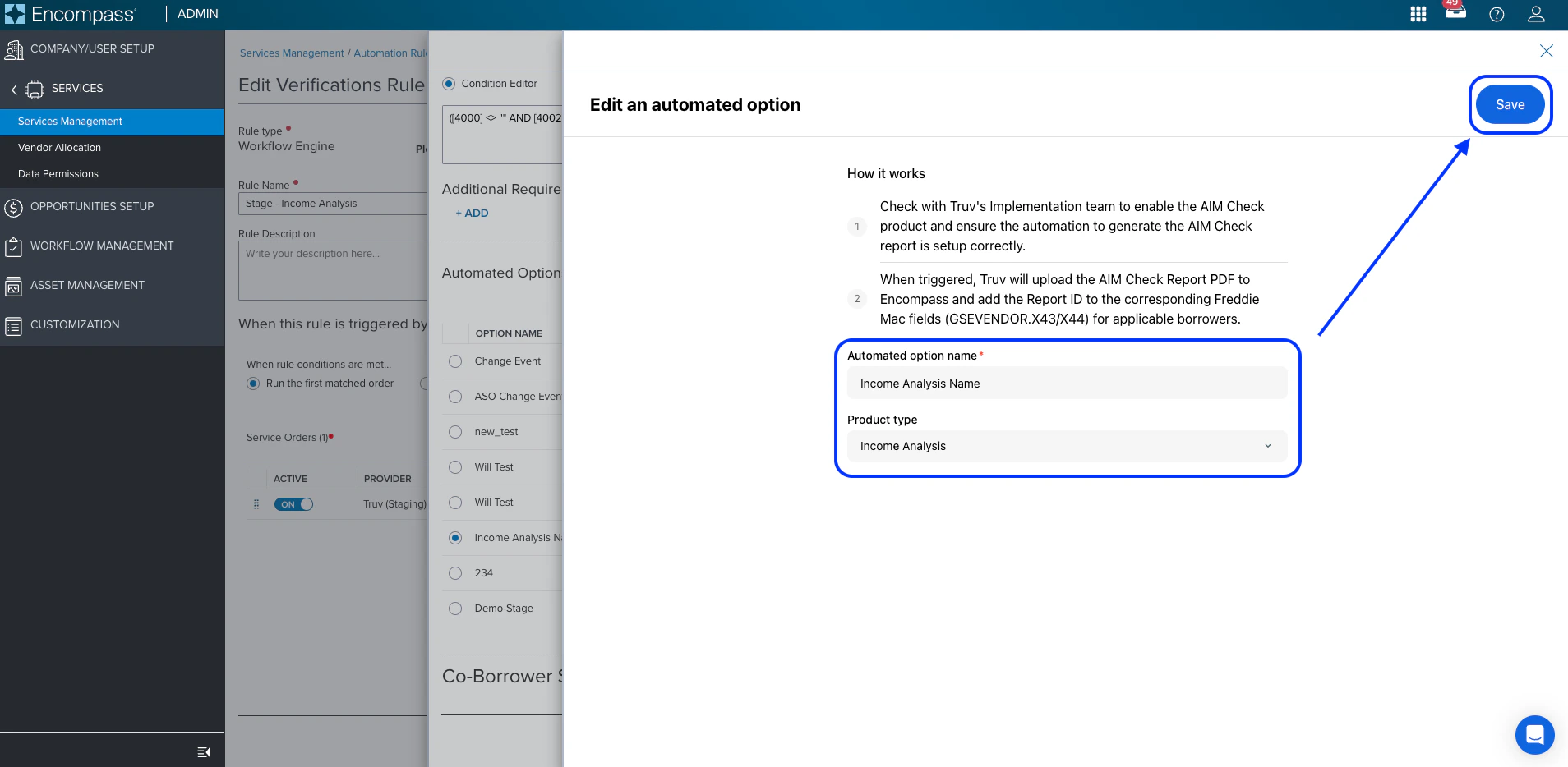 Automated Options — Income Analysis