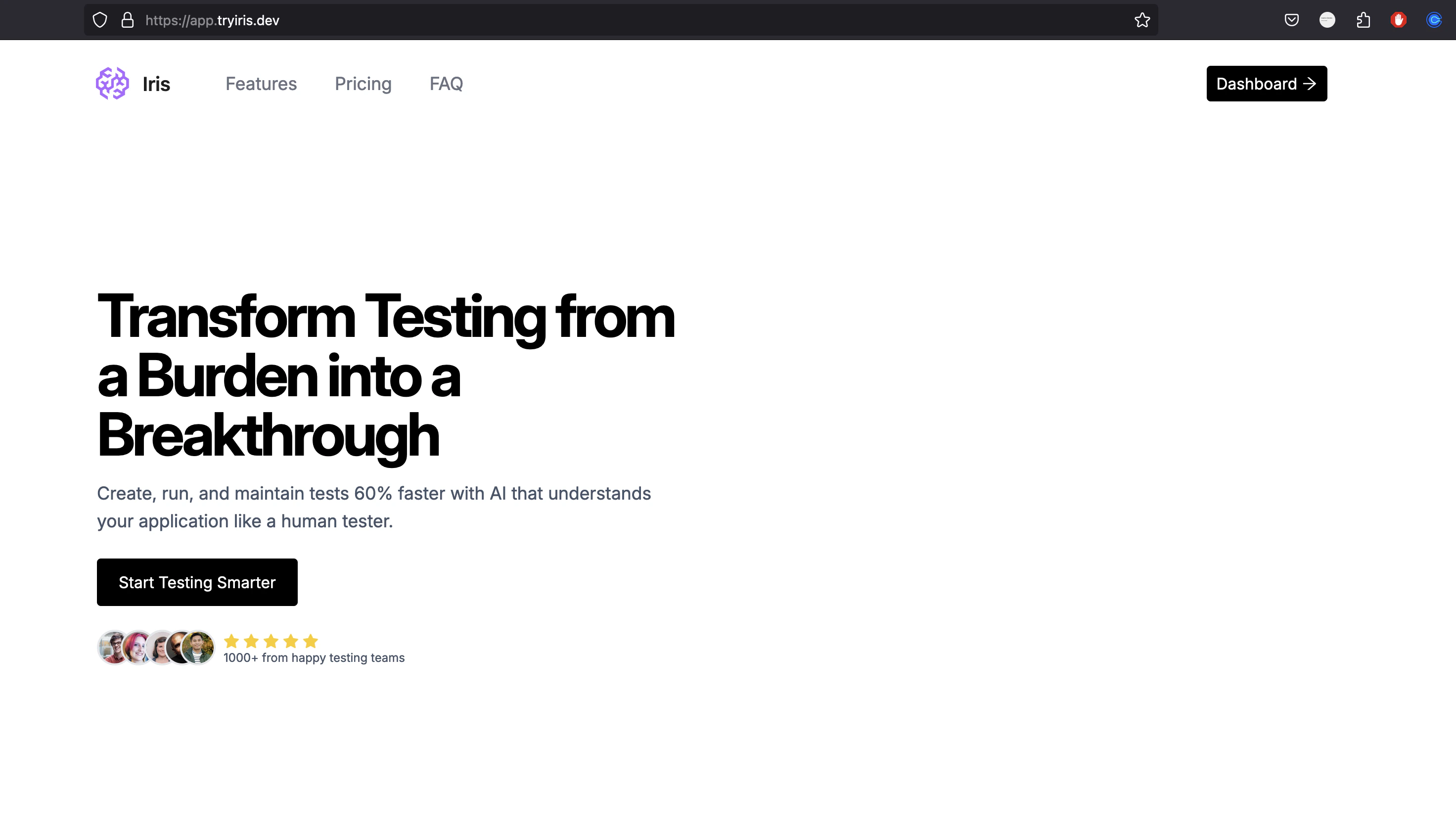 Iris Home Page