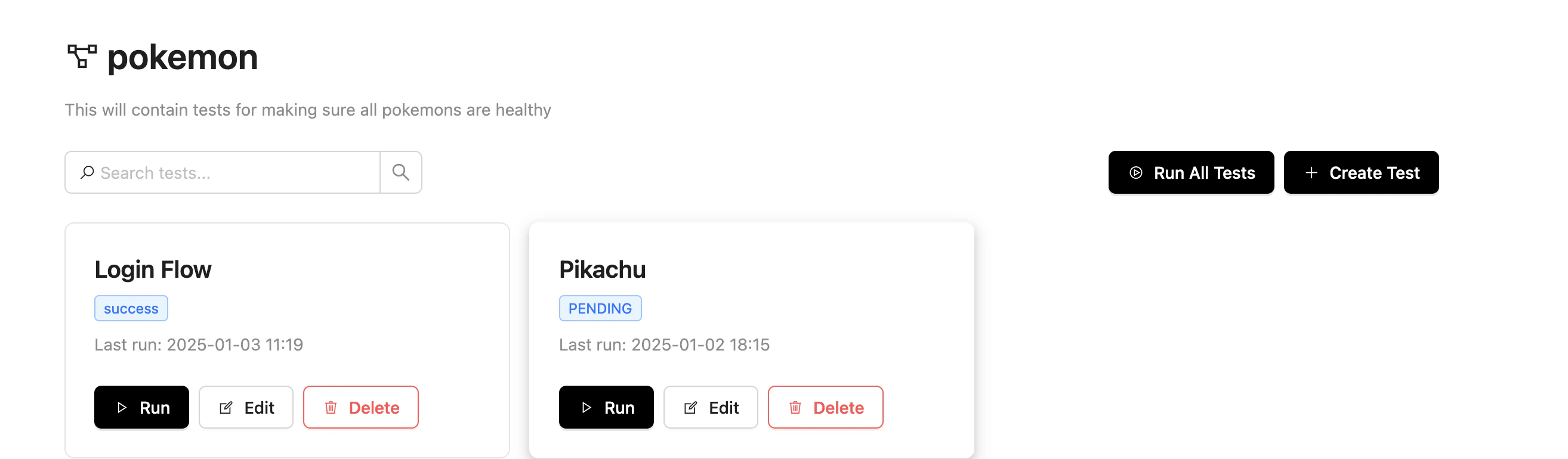 Run Tests