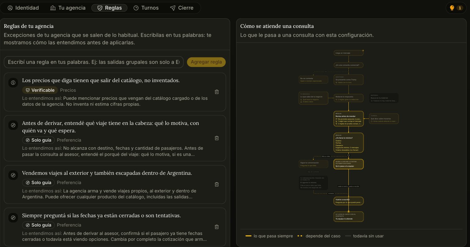 Aba Regras, com regras classificadas como verificáveis ou apenas orientação