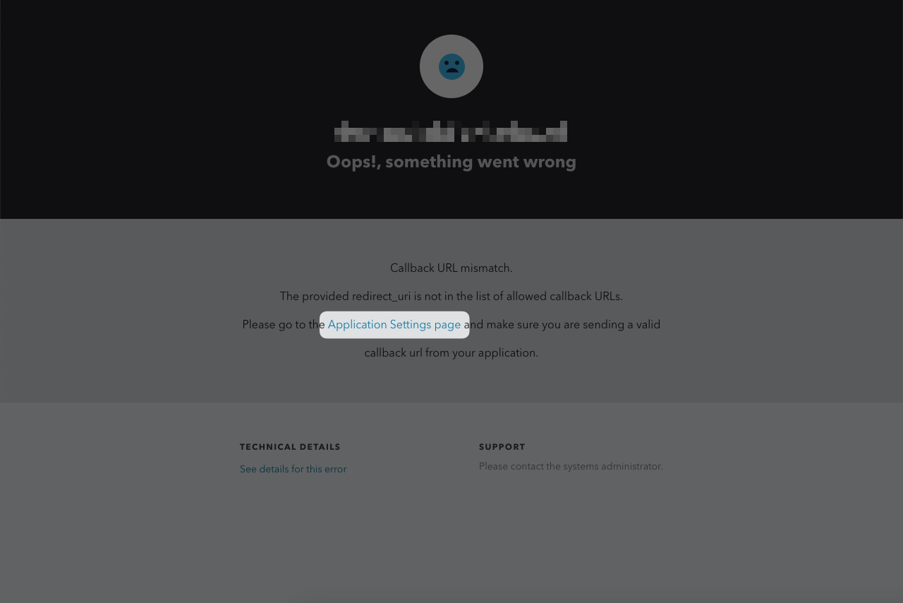 Auth0: Callback URL mismatch - Tunnel