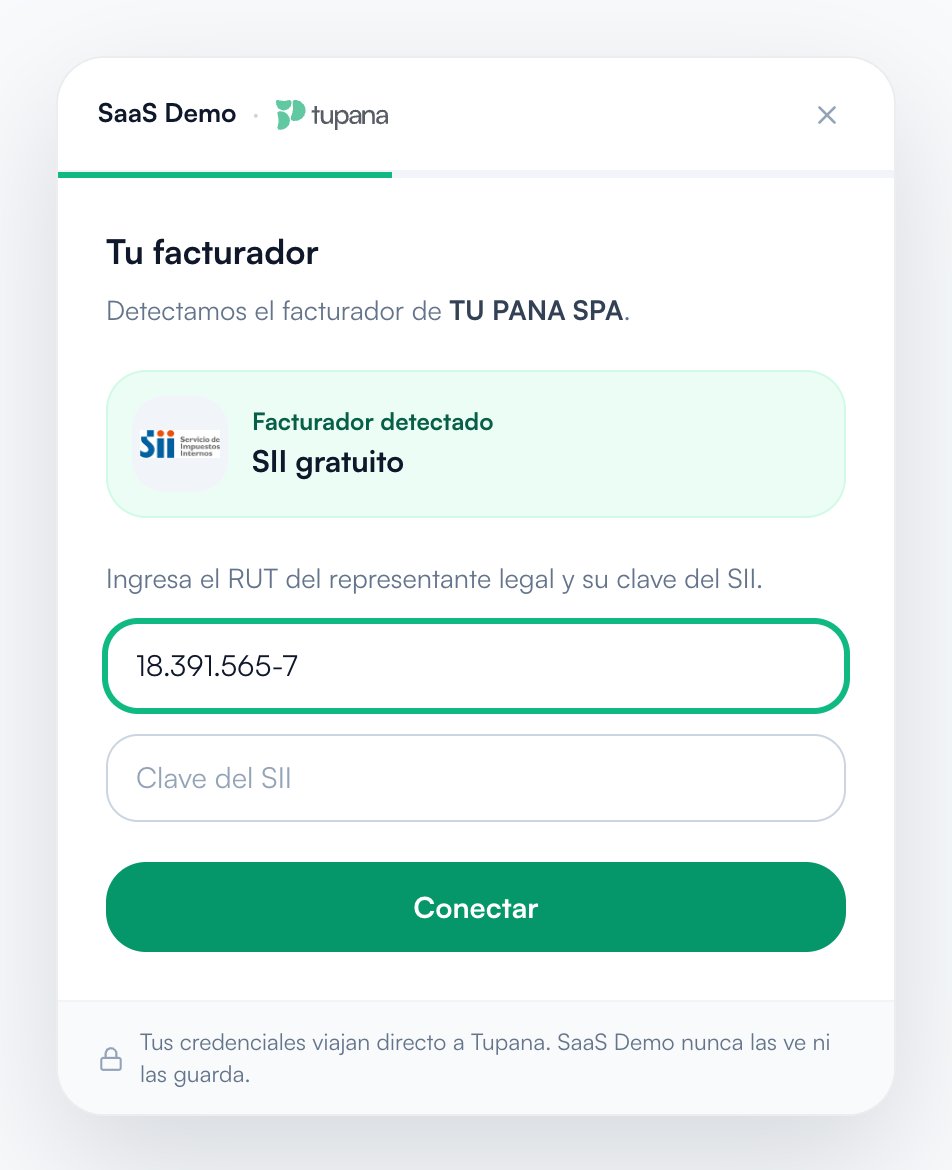 Tupana Link — SII gratuito