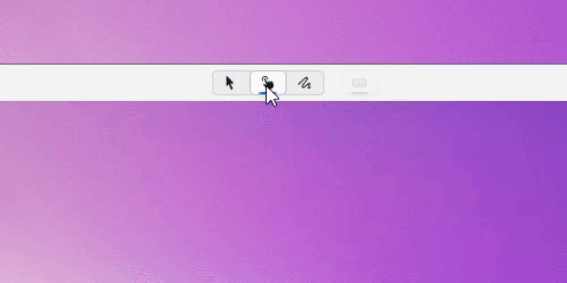 Highlight Click creating a pulsing indicator on the shared screen