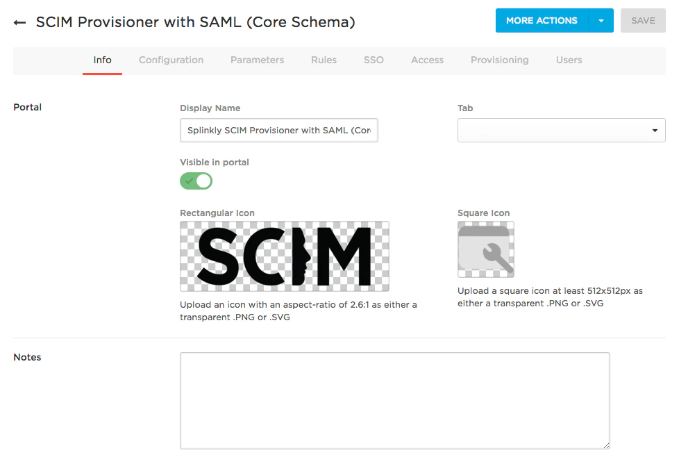 Add SCIM Provisioner app