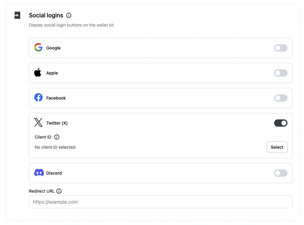 Enabling an OAuth2.0 provider