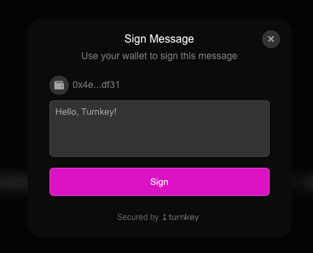 Custom UI with pink primary color and dark mode