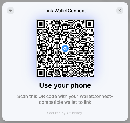 WalletConnect QR Modal