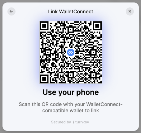 WalletConnect QR Modal