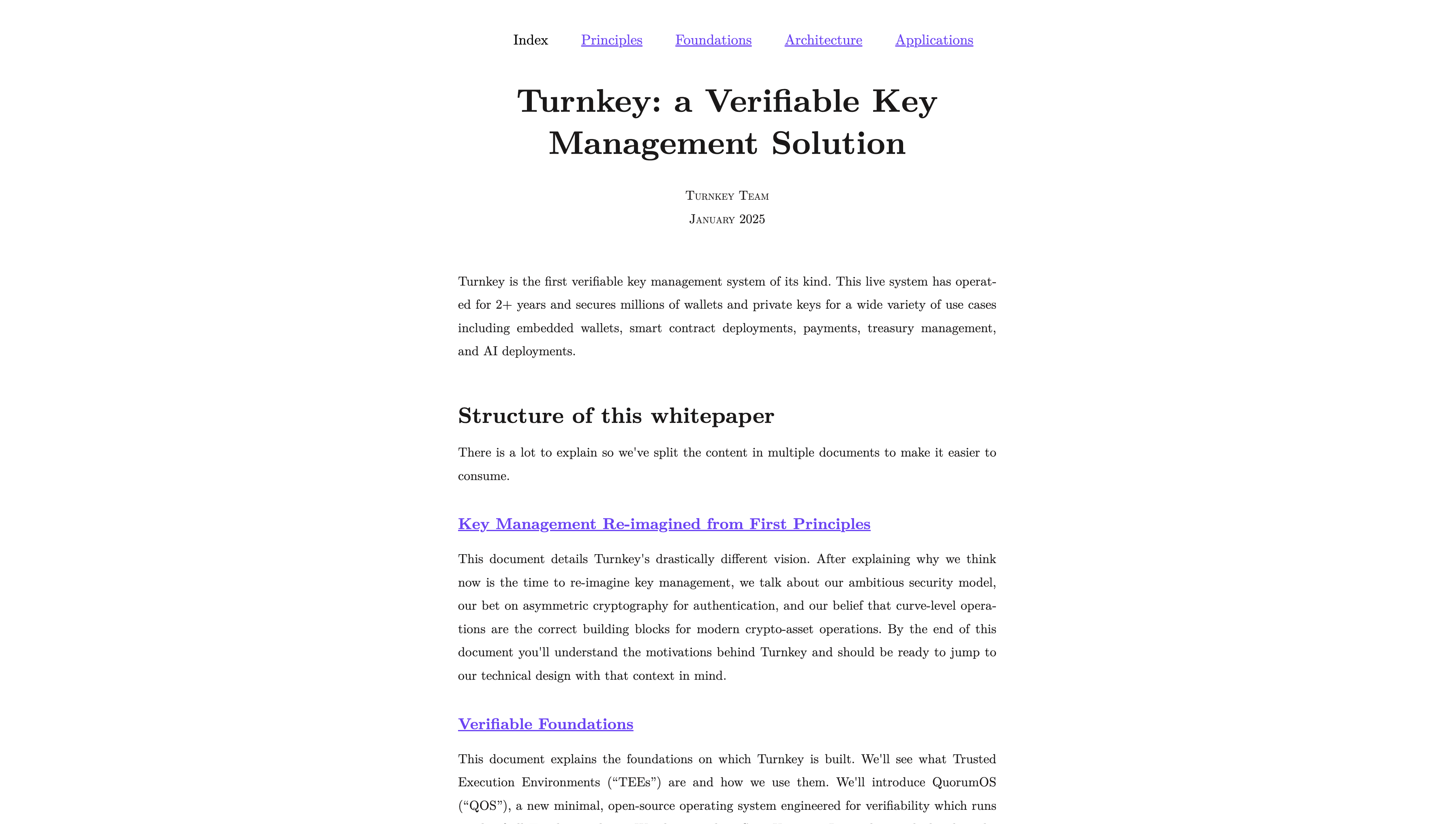 Turnkey Whitepaper