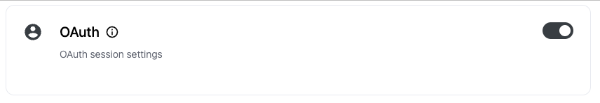 OAuth providers configuration