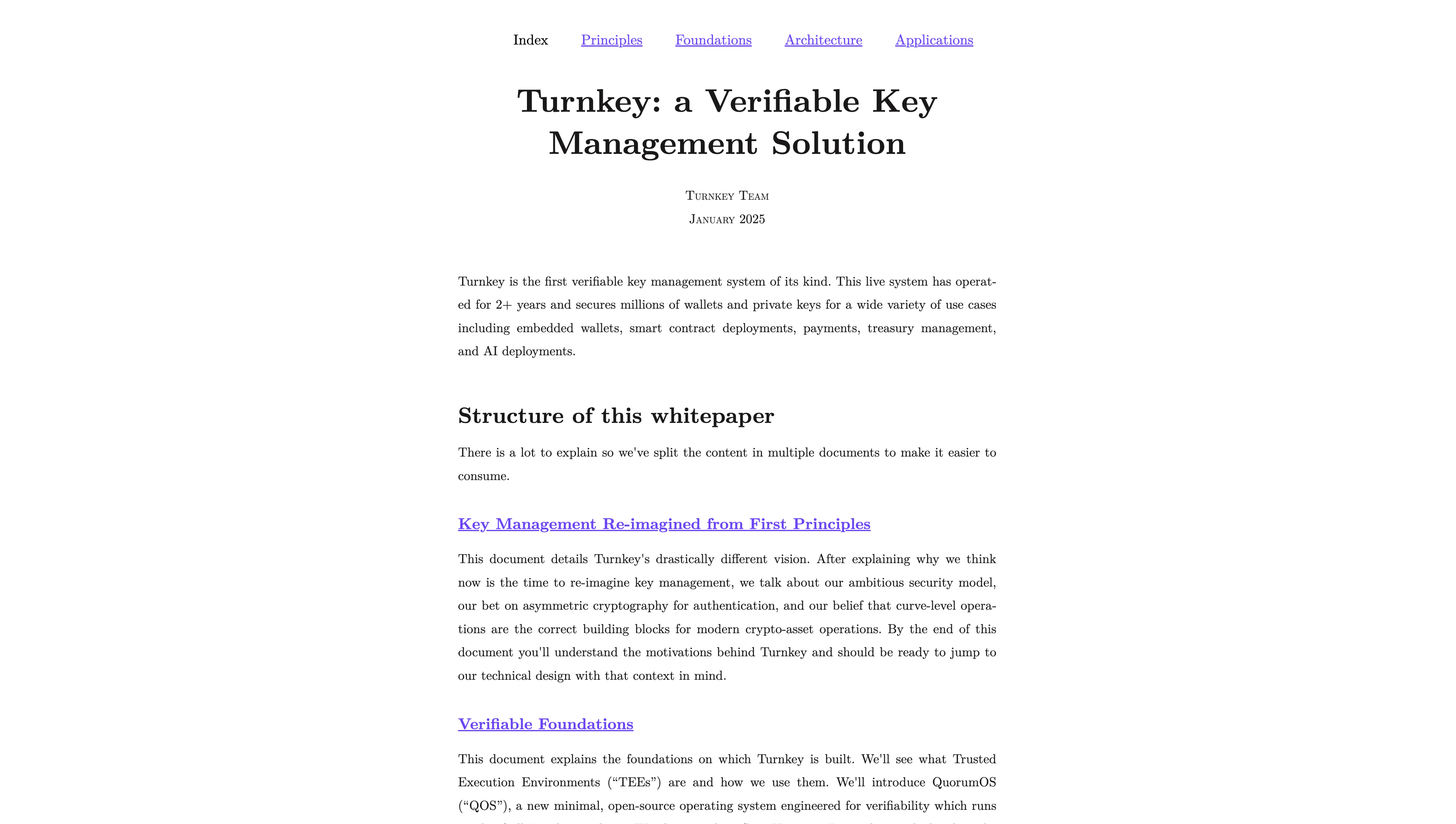 Turnkey Whitepaper